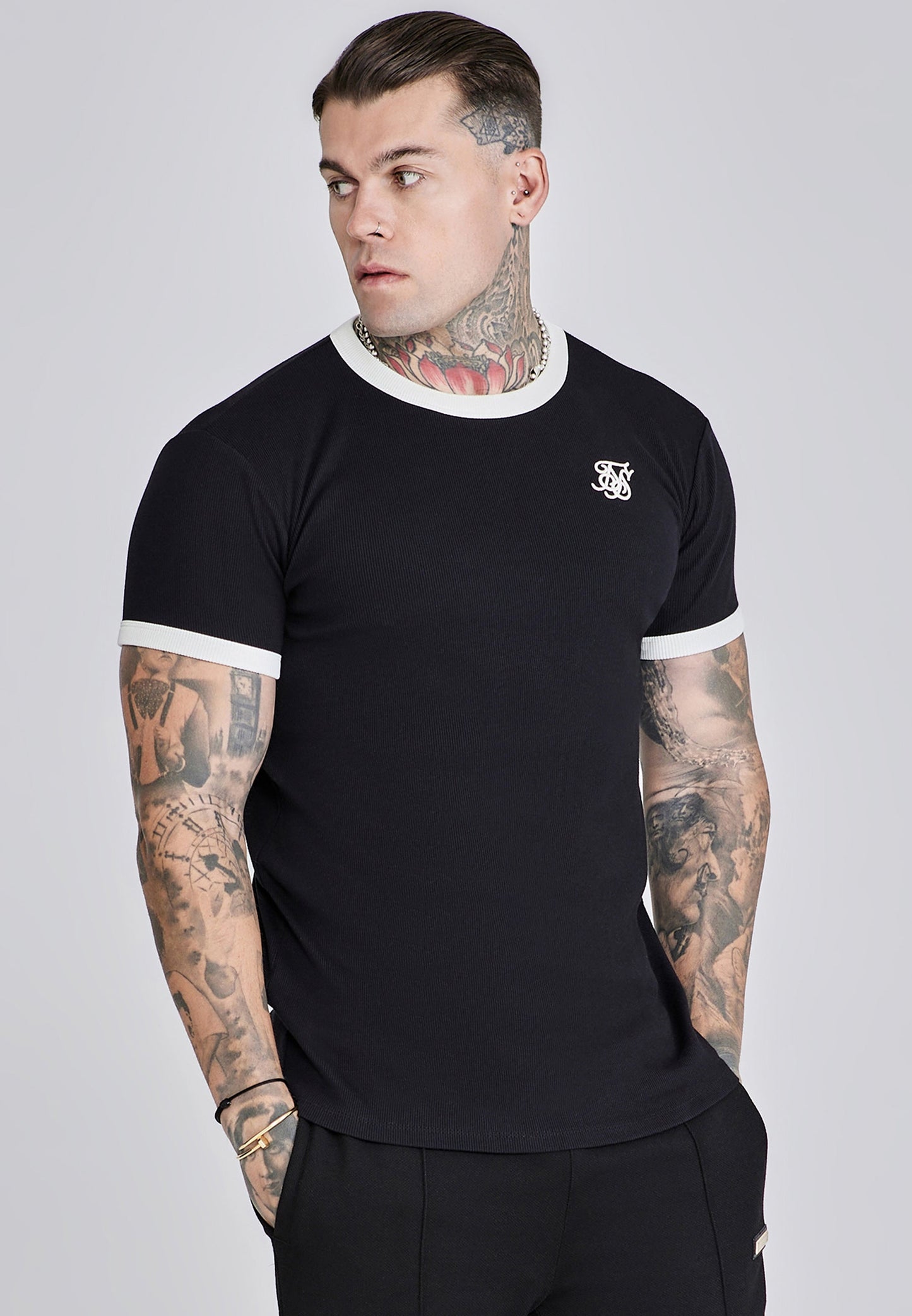 Ribbed Ringer T-Shirt